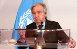 Le secrétaire général de l'ONU Antonio Guterres, à Vienne en Autriche, le 11 mai 2022