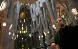 L'architecte en chef de la Sagrada Familia Jordi Fauli à l'intérieur de l'édifice de Gaudi à Barcelone le 1er décembre 2021