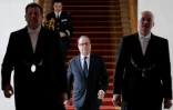 François Hollande à l'Elysée le 23 mars 2017 à Paris