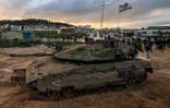 Des chars israéliens pénètrent dans le camp de Jénine, en Cisjordanie occupée, le 23 février 2025