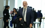 Le garde du corps personnel de la députée RN Marine Le Pen, Thierry Légier, arrive au palais de justice de Paris le 1er octobre 2024