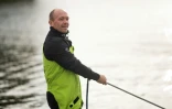 Le skipper français Kevin Escoffier à Lorient, le 6 octobre 2020