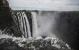 Les chutes Victoria côté zambien le 23 janvier 2020 