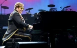Elton John sur la scène du Madison Square Garden de New York le 5 mars 2019