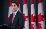 Le leader du parti libéral canadien Justin Trudeau lors d'une conférence de presse à Ottawa le 20 octobre 2015