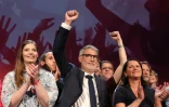 Le premier secrétaire du Parti socialiste, Olivier Faure à l'université d'été de son  parti, le 29 août 2026 à Blois 