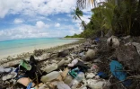 Une plage sur l'océan Indien, dans les îles Cocos, le 16 mai 2019