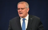 L'ancien Premier ministre australien Scott Morrison à Sydney le 21 mai 2022