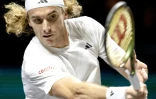 Le Grec Stefanos Tsitsipas lors du tournoi ATP de Rotterdam le 16 février 2023