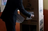 Le président équatorien, Rafael Correa, après avoir voté à Quito, le 19 février 2017