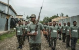 Des recrues amhara à l'exercice à Dessie le 24 août 2021