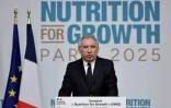 le Premier ministre français, François Bayrou lors du sommet "Nutrition for Growth" à Paris, le 27 mars 2025
