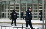 Le procès de Joaquin 'El Chapo' Guzman s'est déroulé sous haute protection policière à New York. Photographie prise le 12 février