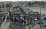 Des Afghans participent à une marche pour la paix, le 8 juin 2018 entre la province du Helmand et Kaboul 
