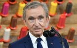 Bernard Arnault lors de l'inauguration d'une nouvelle usine Louis Vuitton à Alvarado dans le Texas le 17 octobre 2019