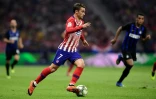 L'attaquant de l'Atletico Mardrid Antoine Griezmann en match amical contre l'Inter Milan, le 11 août 2018 à Madrid  