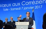 Le président François Hollande, le 7 janvier 2017 
