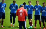 L'équipe de Russie, le 7 juin 2106 lors d'une séance d'entraînement pour l'Euro-2016 à Croissy-sur-Seine