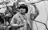 Agnès Varda à Paris en janvier 1986, après la sortie de "Sans toit ni loi",