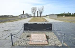 L'ancien camp de concentration nazi de Sachsenhausen, près de Berlin, devenu un mémorial, le 16 avril 2020