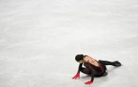 La Russe Kamila Valieva pendant son programme libre aux Jeux olympiques de Pékin, le 17 février 2022