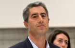 François Ruffin pendant l'annonce des résultats du second tour des législatives, le 7 juillet 2024 à Flixecourt, dans la Somme