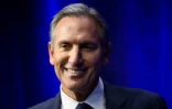 Howard Schultz, ancien patron de Starbucks présente son livre "Partir de rien", le 28 janvier 2019 à New York 