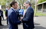 Le président de la région Grand Est Jean Rottner, ici avec Emmanuel Macron, à le 12 avril 2022, est pressenti pour entrer au gouvernement
