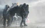 Lors de la manifestation "No-G7" à Genève, le 14 juin 2026