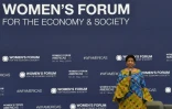 La directrice d'ONU-femmes, Phumzile Mlambo-Ngcuka, lors d'un forum à Mexico le 30 mai 2019. Deux grandes réunions sur les femmes, en mai au Mexique et en juillet en France, ont été reportées à cause du Covid-19. 