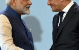 Le Premier ministre indien Narendra Modi (gauche) et son homologue polonais Donald Tusk le 22 août 2024 à Varsovie