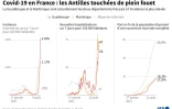 Covid-19 en France : les Antilles touchées de plein fouet
