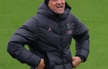 L'entraîneur du Paris Saint-Germain Luis Enrique lors d'un entraînement avant le match de Ligue des champions contre le PSV Eindhoven, le 21 octobre au Campus PSG à Poissy.