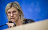 La ministre française de la Transition ecologique Agnès Pannier Runacher a demandé mercredi un "rééquilibrage" du texte du traité proposé pour juguler la pollution plastique dans le monde entier et critiqué unanimement à la tribune, le 13 aout 2025
