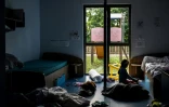 Des enfants dans leur chambre, au foyer "La Maison", à Charbonnières-les-Bains (Rhône), le 25 mai 2022