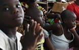 Des enfants recueillis dans le "Centre d'accueil et de transit Sainte Geneviève" le 4 septembre 2016 à Katiola en Côte d'Ivoire