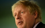 Le maire de Londres et chef de file des partisans du "Brexit" Boris Johnson Ă Manchester le 15 avril 2016