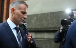 L'ex-star de Manchester United Ryan Giggs jugé pour violences conjugales au tribunal de Manchester Minshull, le 8 août 2022