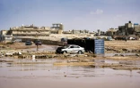 Photo fournie par le bureau du Premier ministre par intérim de Libye, basé à Benghazi, le 11 septembre 2023, d'une zone inondée à Derna, dans l'est du pays