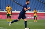 André-Pierre Gignac a porté la France lors de sa victoire spectaculaire contre l'Afrique du Sud  Saitama, le 25 juillet 2021 