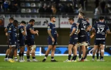 La déception des joueurs de Montpellier à l'issue de leur défaite à domicile contre Toulouse, le 2 octobre 2022