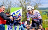 Tadej Pogacar dans Liège-Bastogne-Liège le 21 avril 2024