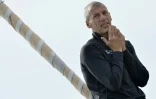Le skipper français Sébastien Destremau, aux Sables-d'Olonne, le 11 mars 2017
