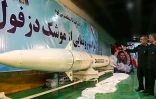 Photo diffusée par les  Gardiens de la révolution iranienne montrant une cérémonie de présentation du nouveau missile de croisière "Dezful" d'une portée de 1000 km le 7 février 2019
