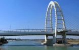 Un pont de la ville d'Amarah, dans la province de Missane, le 16 février 2022 en Irak