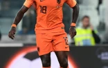 L'attaquant néerlandais Quincy Promes lors d'un match amical contre l'Italie, le 4 juin 2018 à Turin