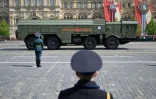 Un lanceur de missiles Iskander lors du défilé du 9 mai 2025 à Moscou