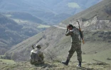 Des réservistes sur les hauteurs de Choucha, dans le Nagorny Karabakh , le 31 octobre 2020