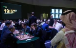 Participants au tournoi international d'échecs du roi Salmane à Ryad le 26 décembre 2017
