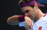 Roger Federer lors d'un match de quart de finale Ă l'Open d'Australie Ă Melbourne, le 28 janvier 2020
